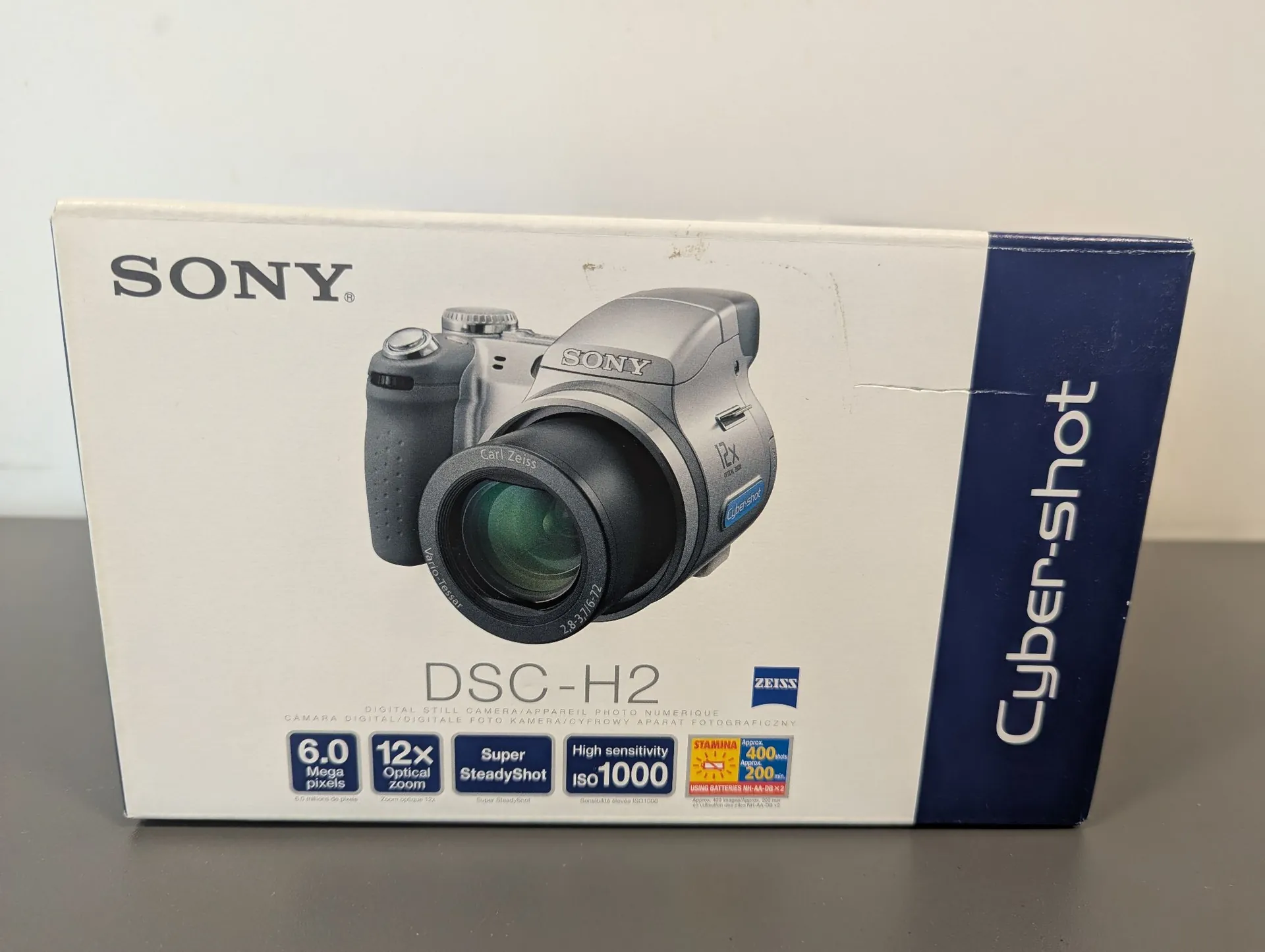 Aparat fotograficzny cyfrowy, Sony DSC-H2 - Sprzedaż przez Urząd Skarbowy Poznań - Wilda - zdjęcie 2